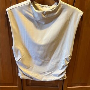 Abercrombie & Fitch Cream Muscle Tee